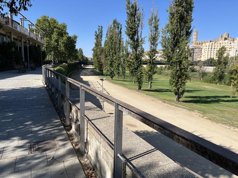 Lleida reforçarà el mur dels Camps Elisis i renovarà l'ascensor i escales de la plaça Sant Joan