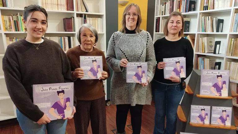 La sufragista Júlia Pomés, protagonista del nou conte 'On són les dones targarines?'