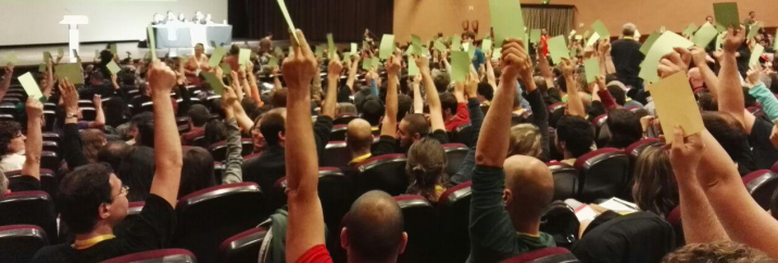L’assemblea de la CUP aprova trencar l’acord d’estabilitat parlamentària amb Junts pel Sí