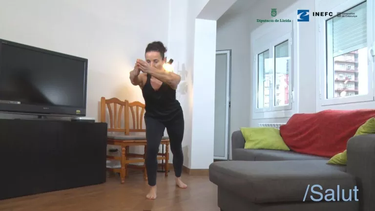 Exercicis per fer a casa durant el confinament de la mà de la Diputació de Lleida, INEFC-Lleida i Salut