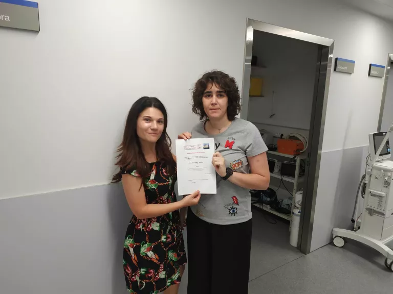 Premien un vídeo pòster d’infermeria de l'Arnau de Vilanova