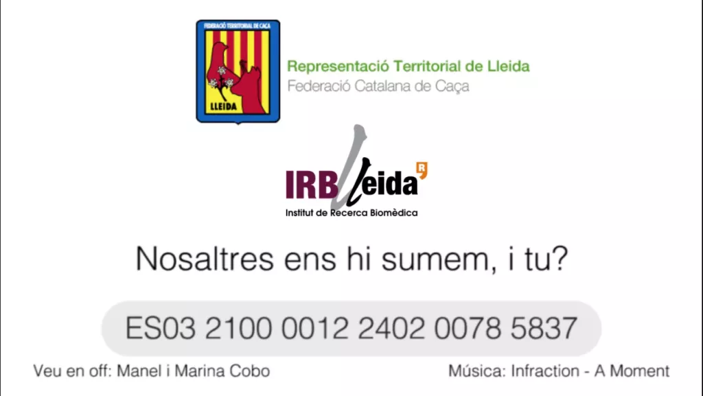 La Federació de Caça de Lleida entrega 6.000 € per la recerca contra el coronavirus a l’IRBLleida