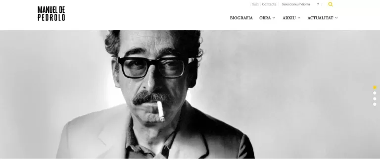 La Diputació de Lleida crea una pàgina web sobre l’escriptor Manuel de Pedrolo