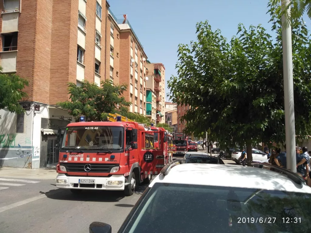 Incendi en un habitatge de la Mariola
