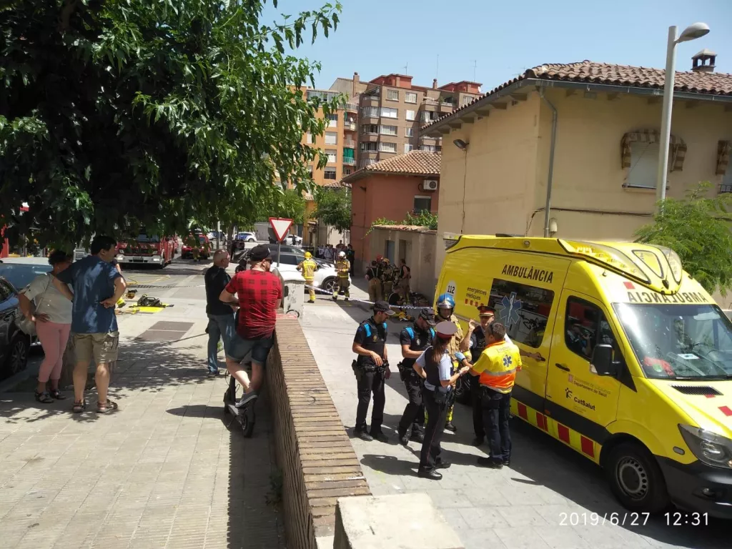 Incendi en un habitatge de la Mariola
