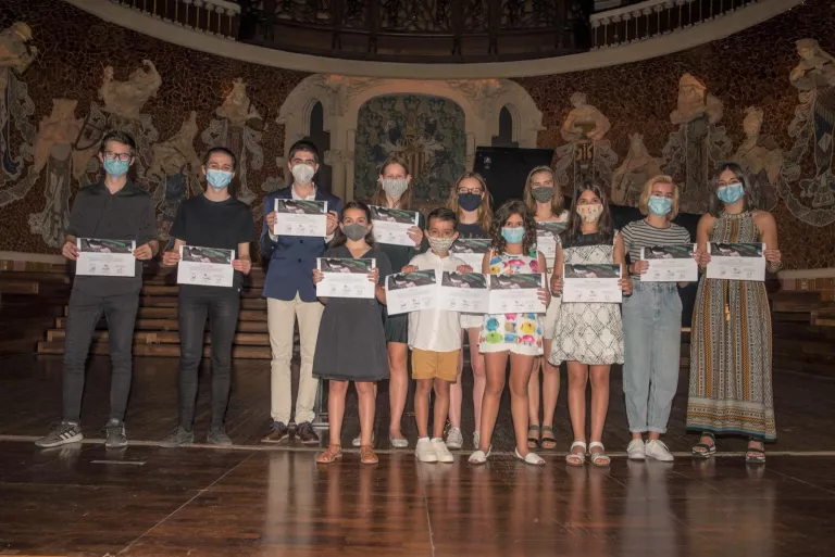 Joves pianistes cerverins es retroben actuant al Palau de la Música
