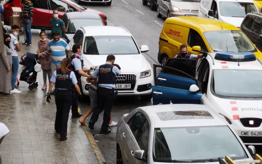 ⏯️ Una forta baralla acaba amb un detingut al barri del Clot de Lleida