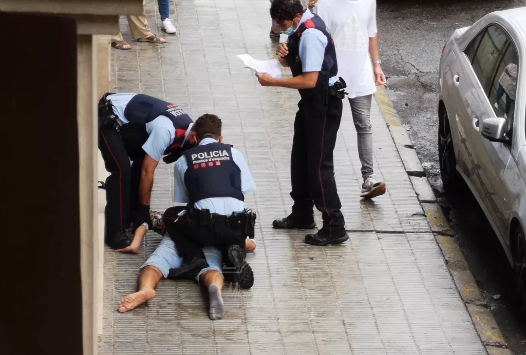 ⏯️ Una forta baralla acaba amb un detingut al barri del Clot de Lleida
