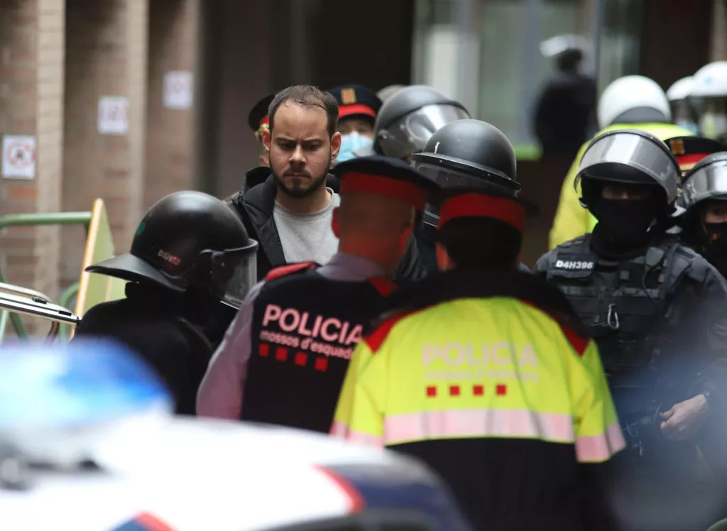 ⏯️ Detingut Pablo Hasél a la Universitat de Lleida