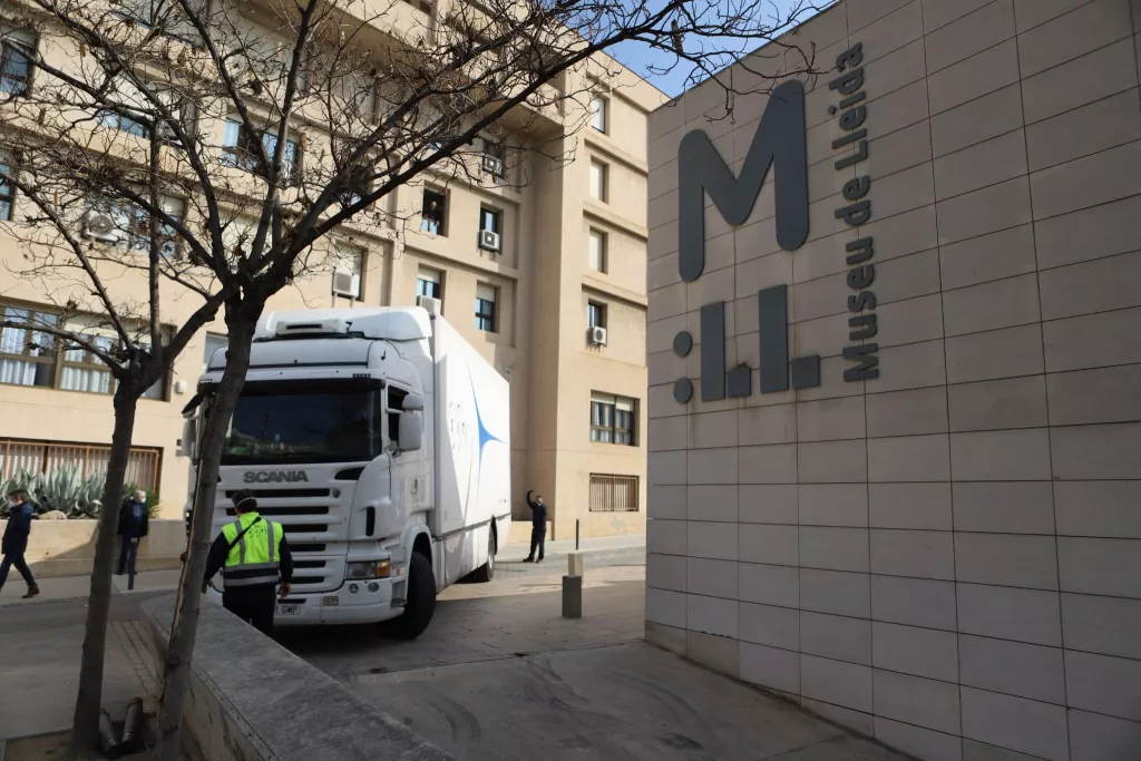 ⏯️ Marxen del Museu de Lleida les últimes 42 obres de les parròquies de la Franja