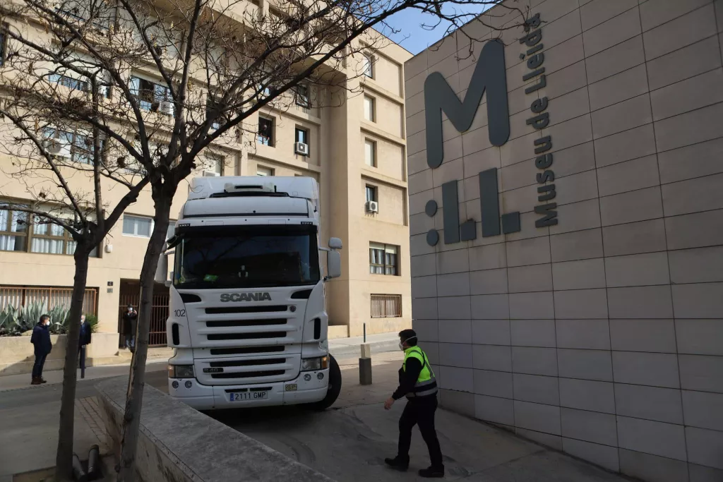 ⏯️ Marxen del Museu de Lleida les últimes 42 obres de les parròquies de la Franja