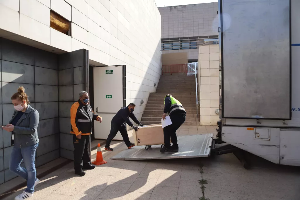 ⏯️ Marxen del Museu de Lleida les últimes 42 obres de les parròquies de la Franja