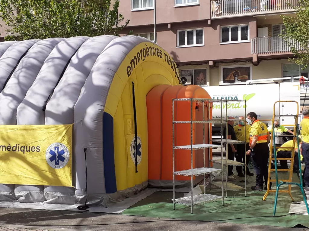 ⏯️ Instal·len un punt de cribratge a la Zona Alta de Lleida