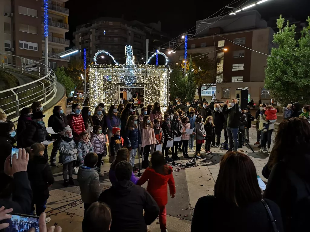 Lleida engega la il·luminació nadalenca dels seus carrers