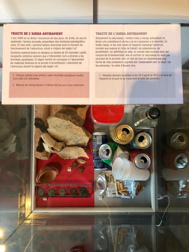 Una exposició repassa l'empremta humana a través dels residus que deixem al planeta