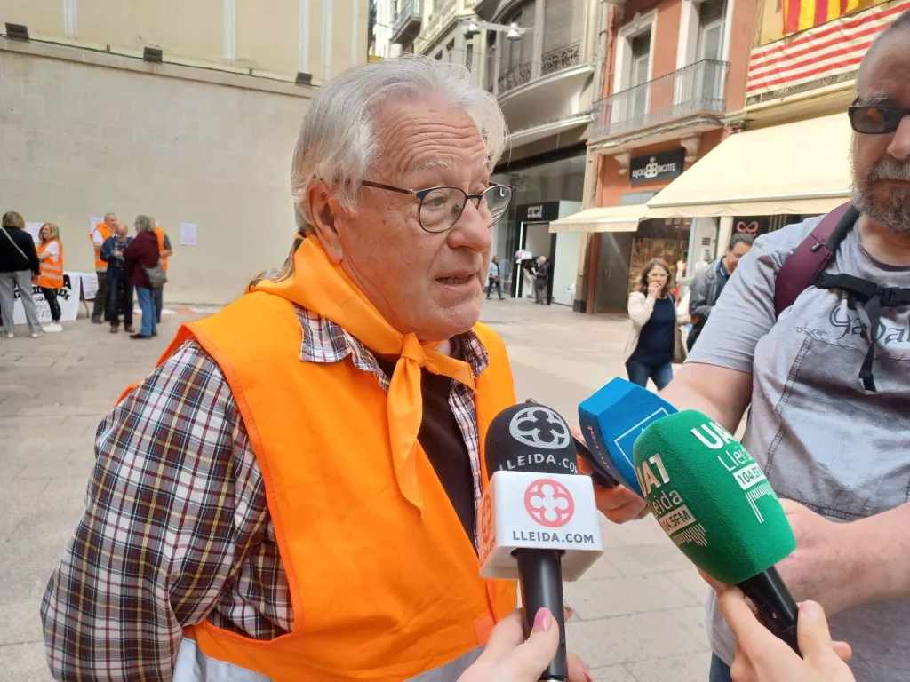 La Marea Pensionista de Lleida es mobilitza per "exigir pensions mínimes iguals a l'SMI"