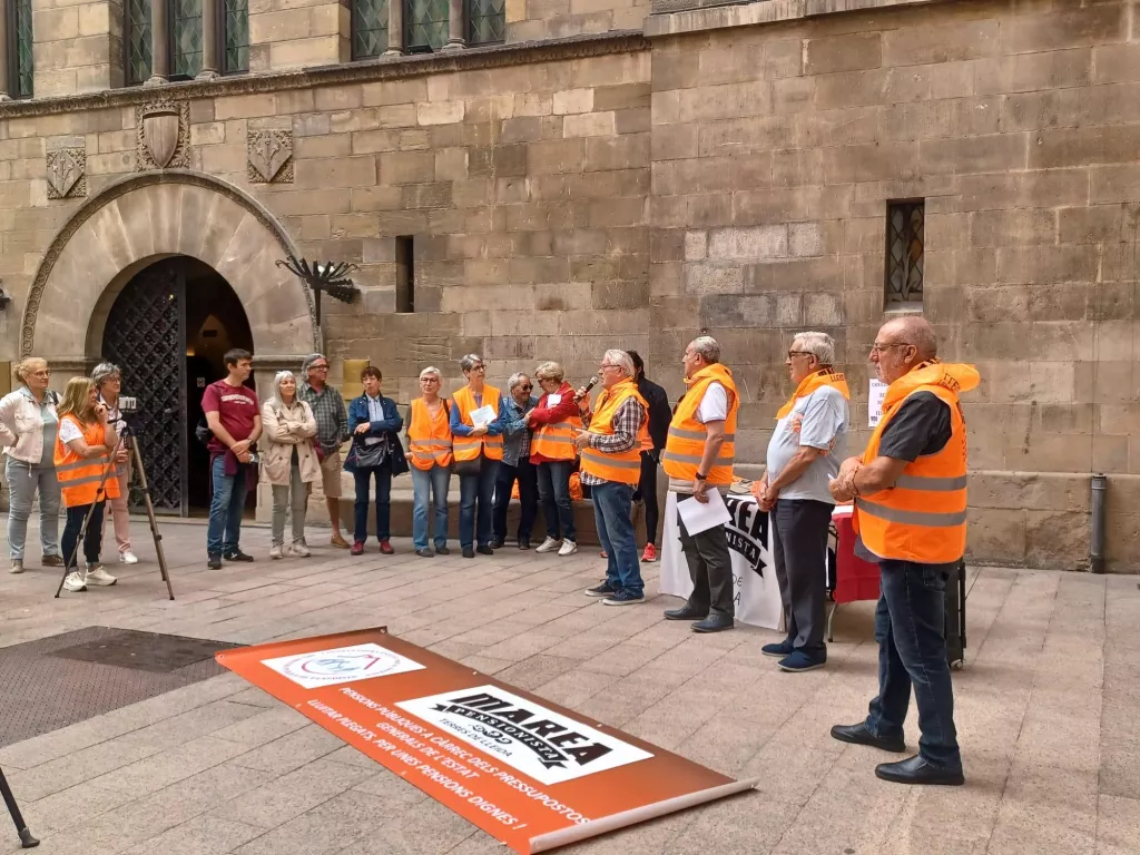 La Marea Pensionista de Lleida es mobilitza per "exigir pensions mínimes iguals a l'SMI"
