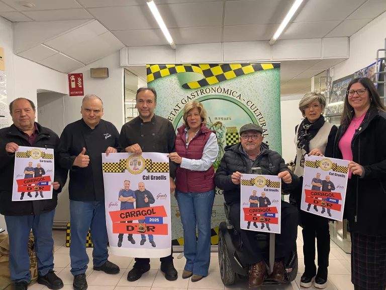 La Societat Gastronòmica i Cultural del Comtat d’Urgell atorga el Caragol d’Or 2025 a Cal Graells