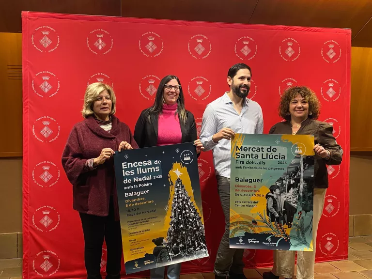 Balaguer donarà la benvinguda al Nadal amb l’encesa de llums i una Fira de Santa Llúcia amb 88 parades