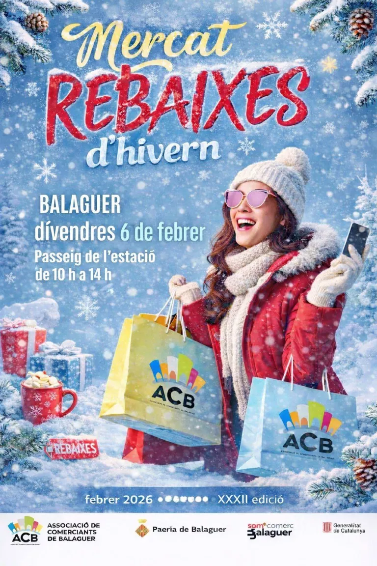 Balaguer organitza una nova edició del Mercat de les Rebaixes d’hivern