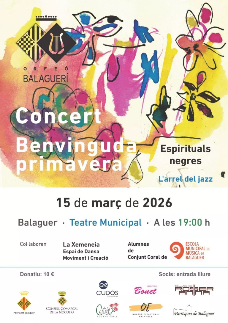 El Concert de Primavera 2026 explora “Espirituals Negres: l’arrel del jazz”