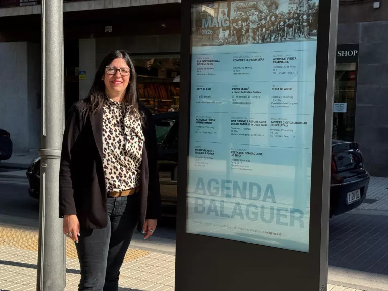 La Paeria de Balaguer estrena dos nous tòtem digitals per facilitar l'accés a informació municipal