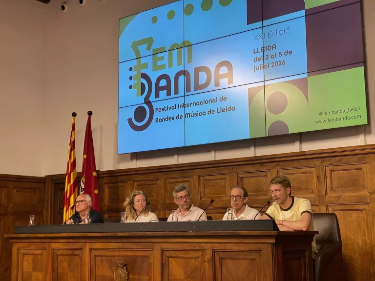 La XXI edició del Festival de Bandes de Lleida portarà música i el llegat de Ricard Viñes a la ciutat de Lleida i a 13 municipis més