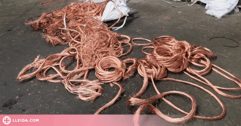 Cinc detinguts després d'haver robat cablejat de coure a empreses de Ponent