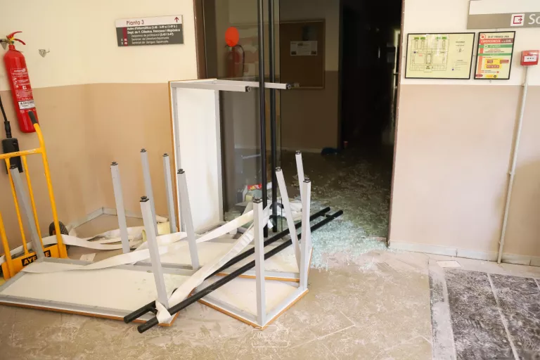 La UdL denunciarà els danys que ha sofert l'edifici durant la tancada i posterior detenció de Pablo Hasél