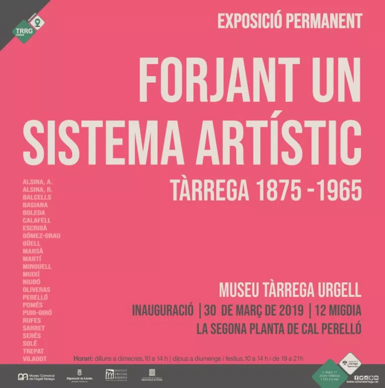 Forjant un sistema artístic. Tàrrega 1875-1965