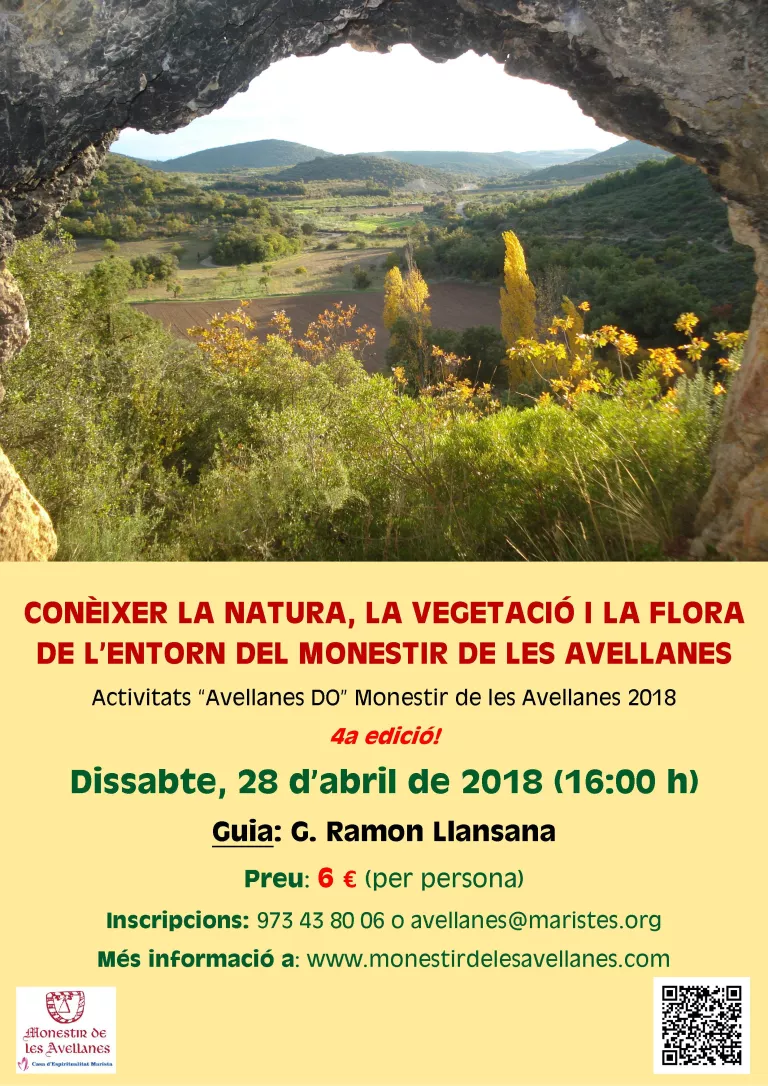 ITINERARI GUIAT PER CONÈIXER LA NATURA DEL MONESTIR