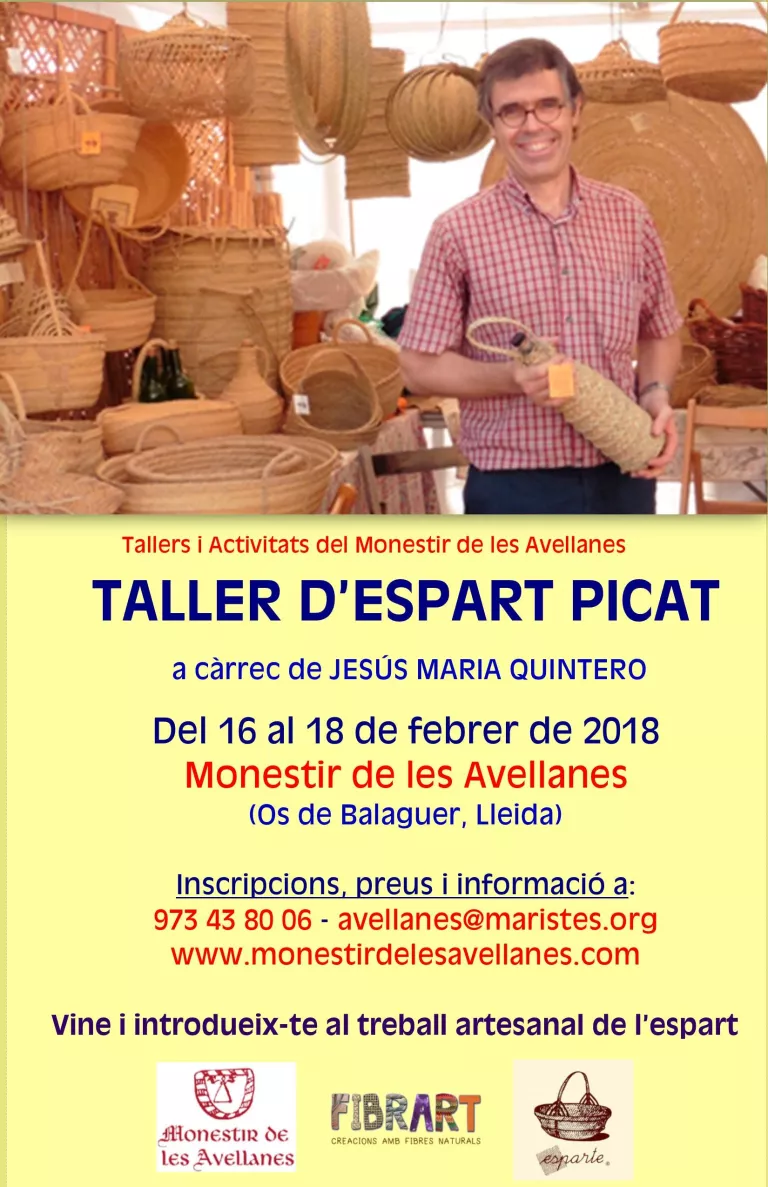 Taller d'espart picat amb Jesús M. Quintero