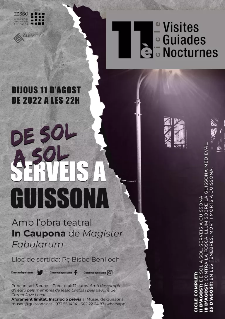 XI CICLE DE VISITES NOCTURNES A GUISSONA