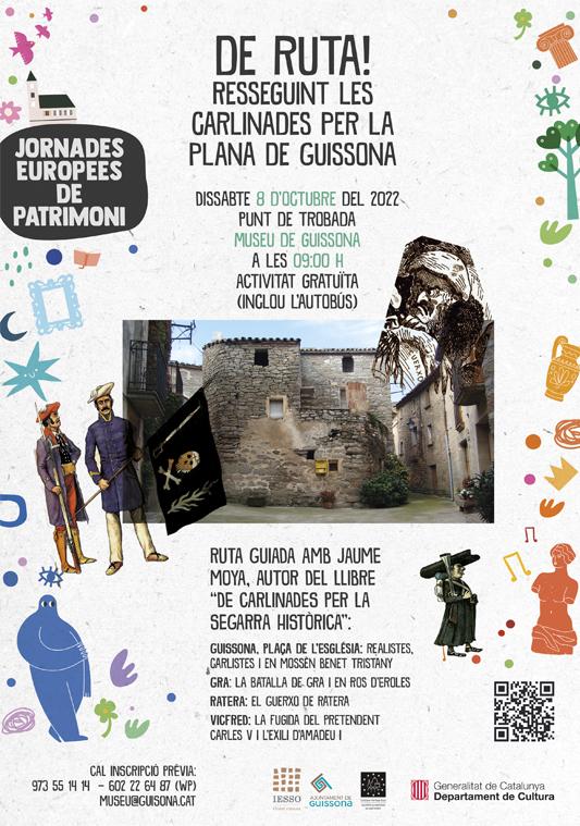 DE RUTA! RESSEGUINT LES CARLINADES PER LA PLANA DE GUISSONA!