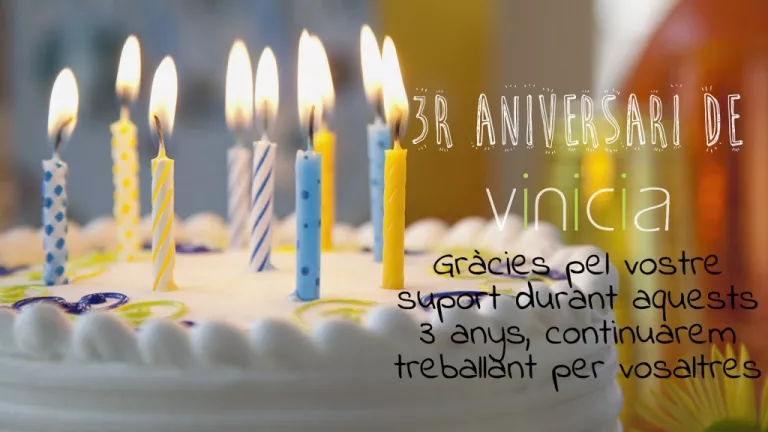 3r aniversari de VINICIA