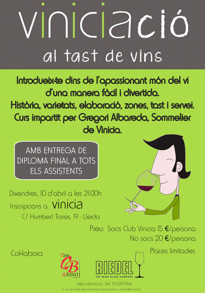 Viniciacio al Tast de Vins