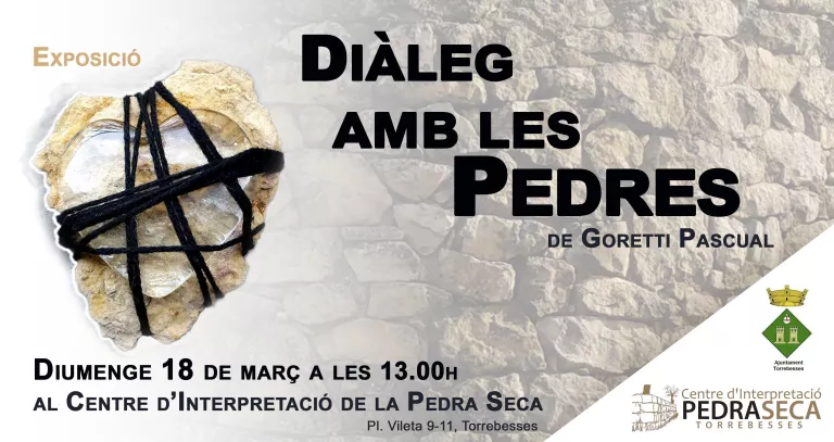 Inauguració de l'exposició "Diàleg amb les pedres"