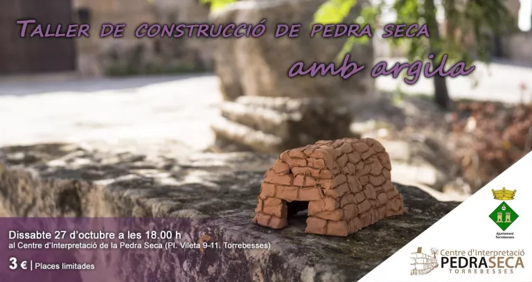 Taller de construcció de pedra seca amb argila