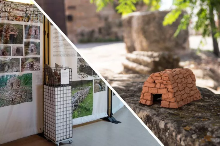 Taller de construcció de pedra seca amb argila i visita comentada a l'exposició de la pedra seca  | Dissabte 27 de gener a les 11 h