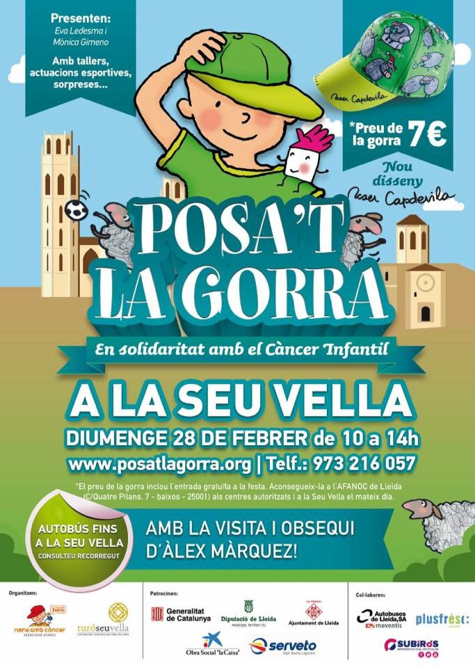 "Posa't la gorra". Campanya solidària d'AFANOC