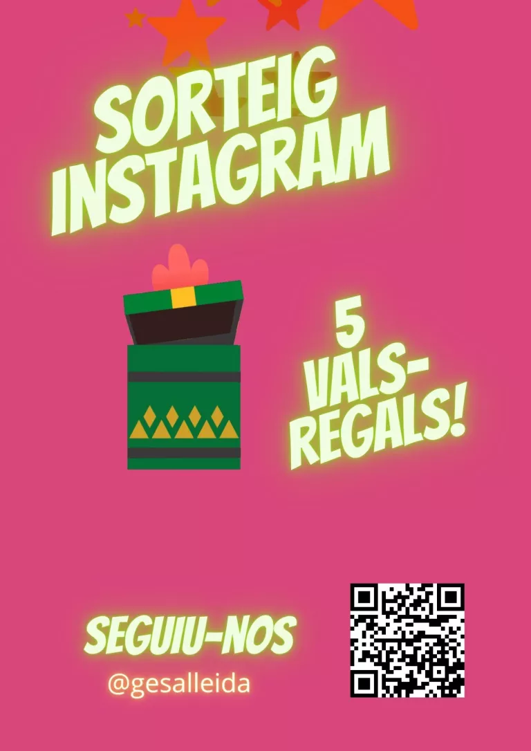 Sorteig de vals regal a l'Instagram de Gesa!
