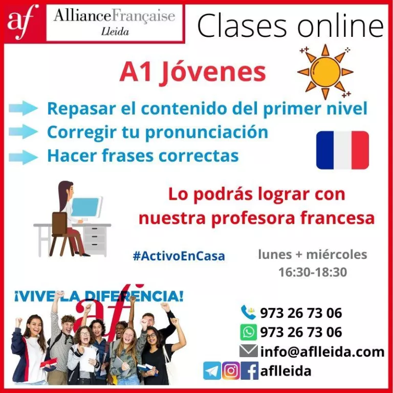 Classes estiu juliol-agost - online