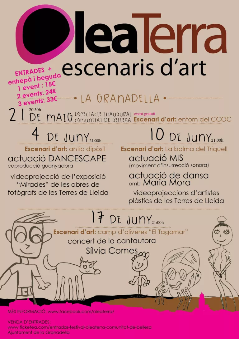 OleaTerra, escenaris d'art