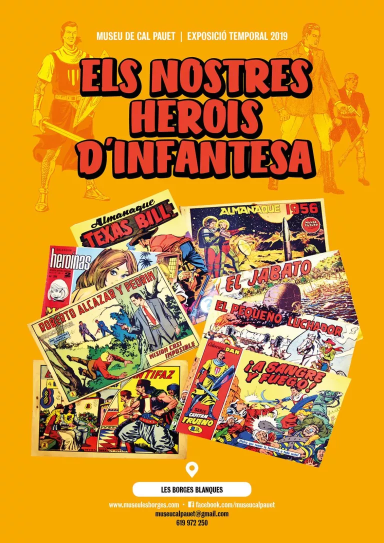 El Museu de Cal Pauet reviu els nostres 'Herois de la infantesa' amb una exposició temporal