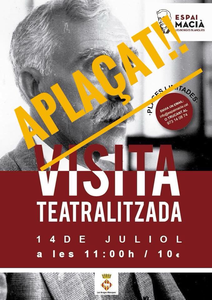 Ajornament de la visita teatralitzada a l'Espai Macià.