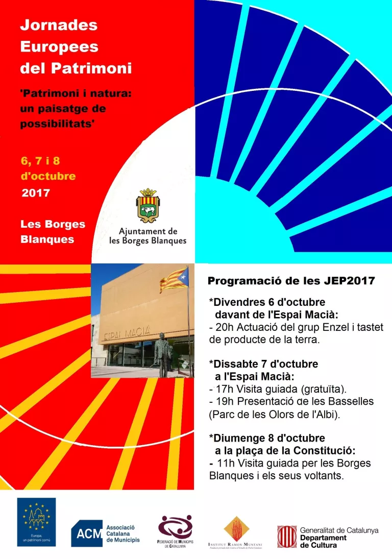 Cartell de les Jornades Europees del Patrimoni 2017