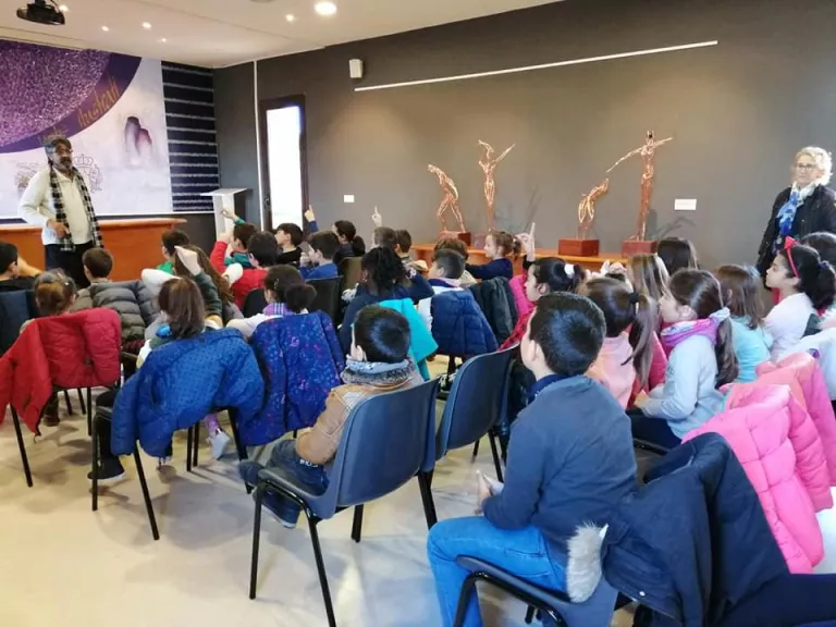 Ens visiten els alumnes de l'Escola Antònia Simó