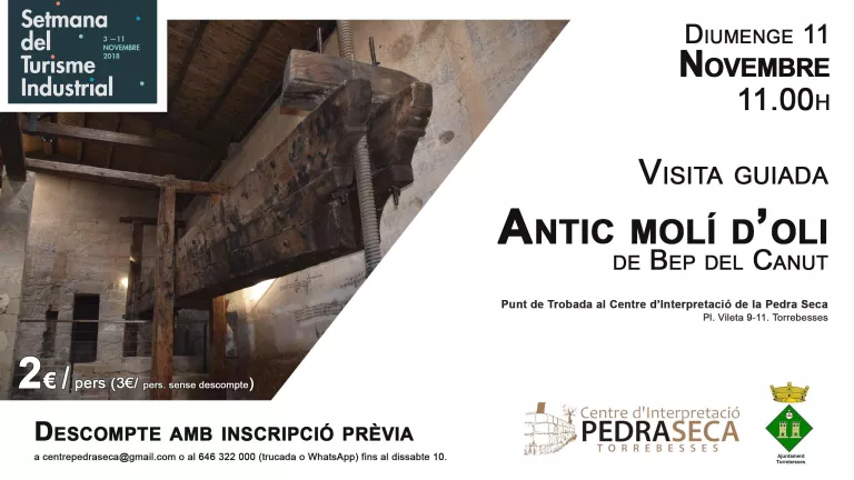 Visita l'antic molí d'oli de Bep del Canut