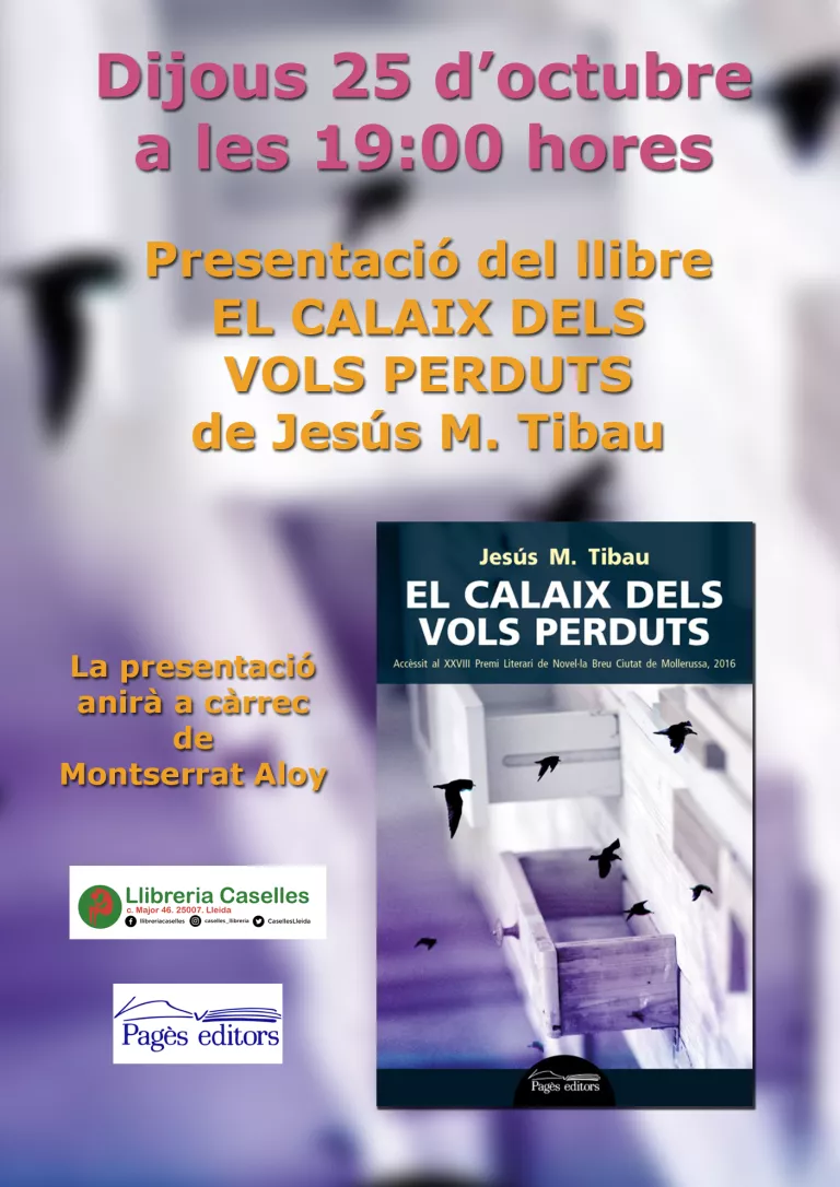 Presentació del llibre: "El calaix dels vols perduts"