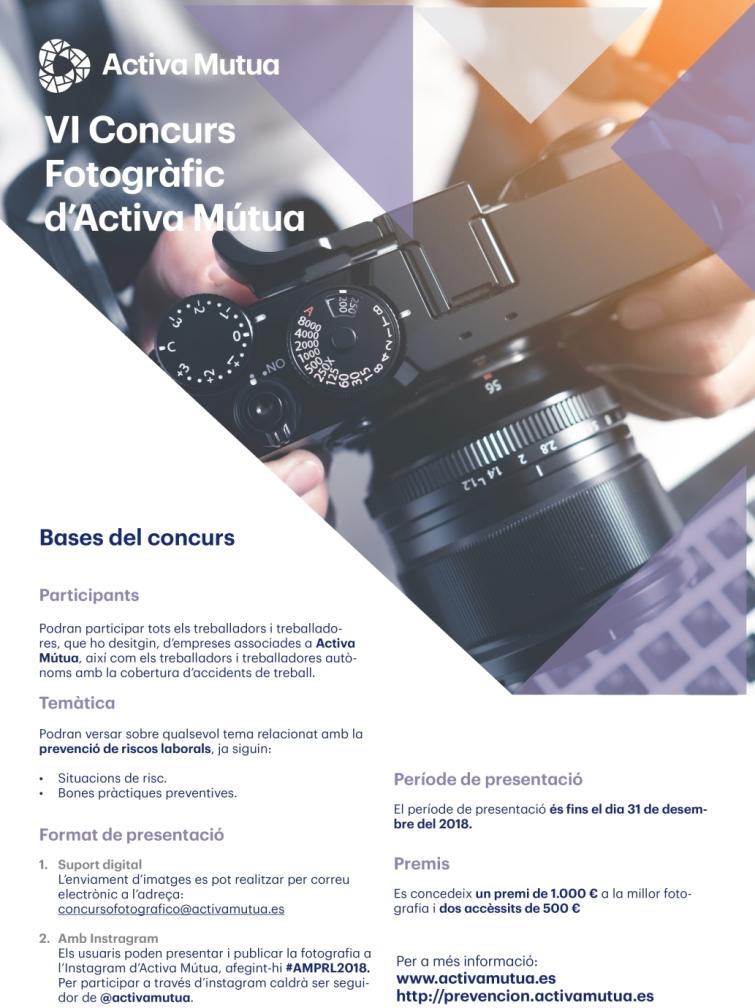 Concurs fotogràfic Activa Mutua 2018